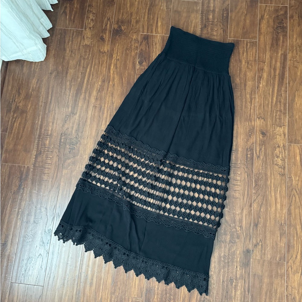 Black maxi dress